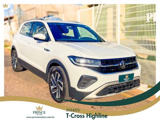 VOLKSWAGEN T-CROSS 1.4 250 TSI TOTAL FLEX HIGHLINE AUTOMÁTICO VOLKSWAGEN T-CROSS 1.4 250 TSI TOTAL FLEX HIGHLINE AUTOMÁTICO